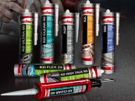 Nuovi adesivi dedicati fischer : dalla posa di serramenti, all’incollaggio di facciate