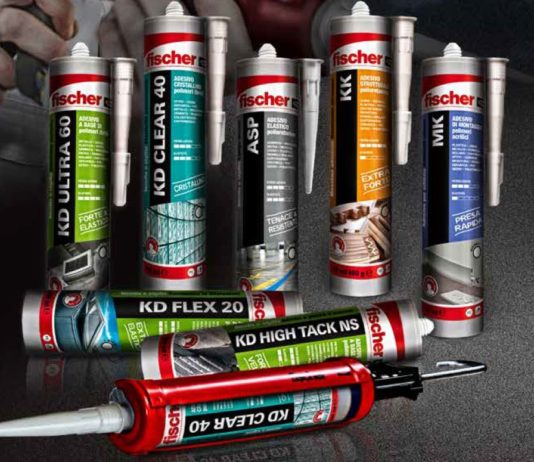 Nuovi adesivi dedicati fischer : dalla posa di serramenti, all’incollaggio di facciate