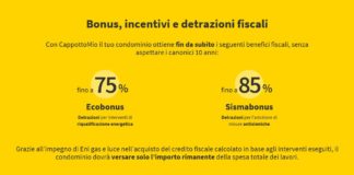 Riqualificazione energetica condomìni. “Dentro” anche UniCredit con Eni ed H&D