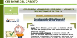 Eco-Sisma bonus, operativa online nuova piattaforma per cessione crediti condominiali