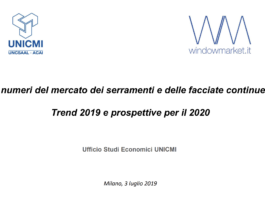 Rapporto Unicmi. Nel 2021 si tornerà sopra gli 8 milioni di unità finestre vendute