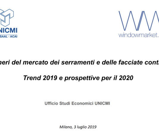 Rapporto Unicmi. Nel 2021 si tornerà sopra gli 8 milioni di unità finestre vendute