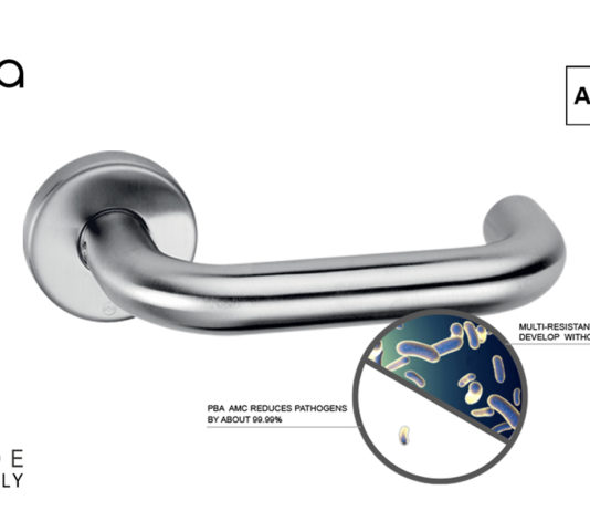 Possibile finitura anti-microbica (AMC) per linee prodotti pba