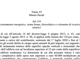 Emendamento Dl Rilancio per aumentare bonus serramenti e schermature