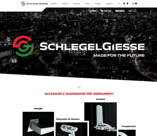 Nuovo sito SchlegelGiesse. Piattaforma unica per “galassia” di prodotti
