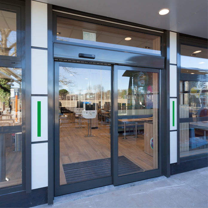 ingresso automatico safeflow led verde 3