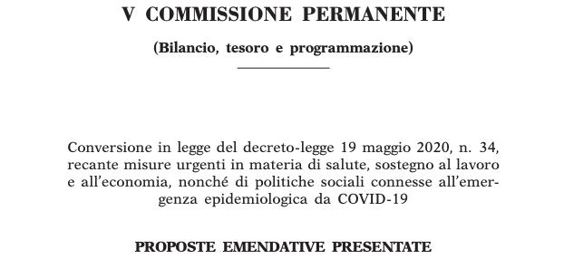 emendamenti