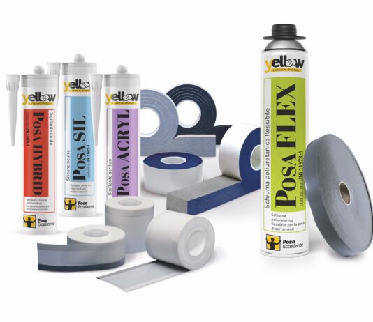 Yellow Linea Posa, Colfert a fianco del serramentista