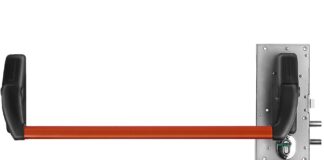 Barre orizzontali protettive per maniglie antipanico