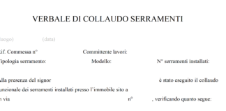 Corretta redazione verbale di collaudo dei serramenti. Come procedere