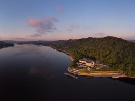 L’Hotel Live Heron e la vista sulle vallate verdi