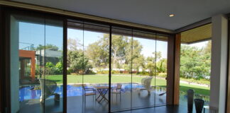 La zanzariera plissettata e con un sistema di movimentazione brevettato