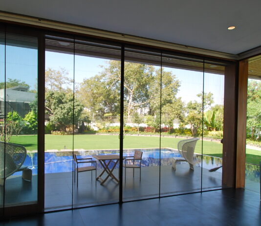 La zanzariera plissettata e con un sistema di movimentazione brevettato