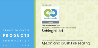 Schlegel è Cradle to Cradle Certified™ silver per le guarnizioni