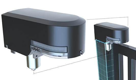 Nuova automazione integrata FAAC per cancelli a battente