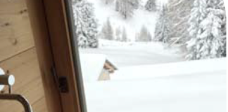 Vetri tecnologici del serramento che scaldano l’ambiente