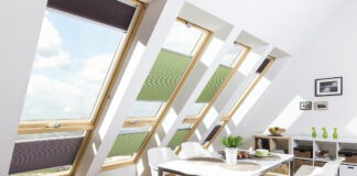 Tende plissettate e oscuranti per la mansarda