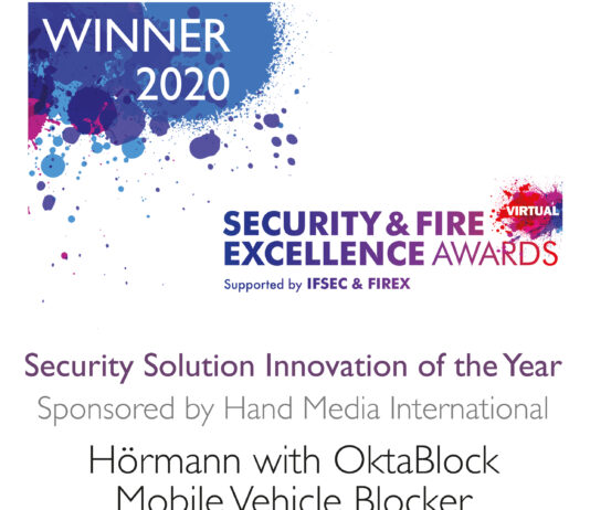 Hörmann si aggiudica il “Security & Fire Excellence Award 2020”