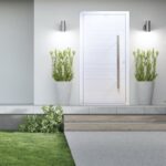 Kopen, porte d’ingresso dal cuore in alluminio