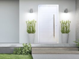 Kopen, porte d’ingresso dal cuore in alluminio