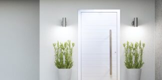 Kopen, porte d’ingresso dal cuore in alluminio