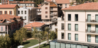 Le tende del Grand Hotel Victoria di Menaggio