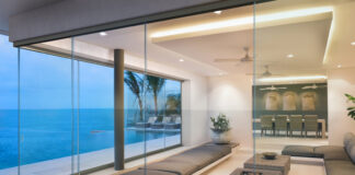 Nuova vetrata con configurazione angolare