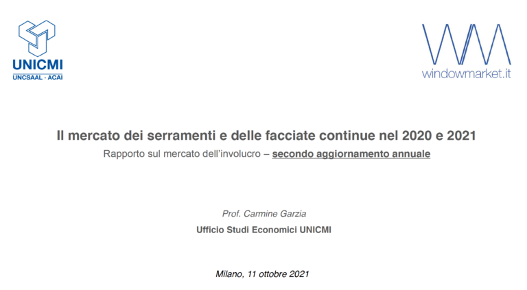 Involucro edilizio: tassi di crescita più alti degli ultimi 20 anni