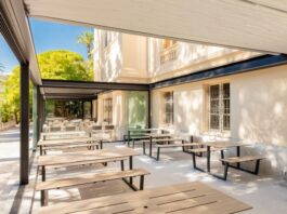 L’Institution Stanislas e la sua nuova area pranzo coperta