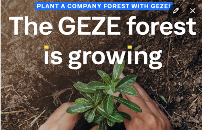 GEZE per Treedom