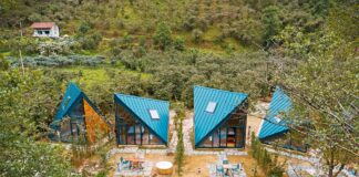 I bungalow tetraedrici nella Turchia nord-orientale