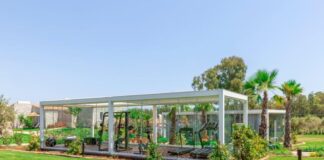 Cala Sinzias: la pergola per lo sport e il relax