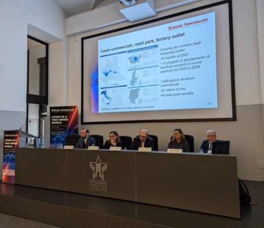 Investimenti mercato immobiliare commerciale 2022: -26% in Italia, +20% in Europa