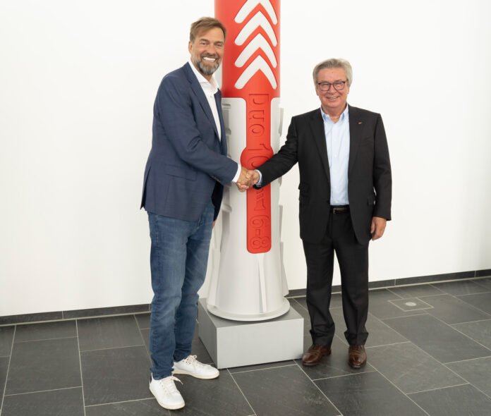 Jürgen Klopp è il nuovo Brand Ambassador del Gruppo fischer