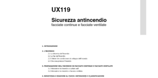 Da Unicmi nuovo UX119 su sicurezza antincendio facciate continue e ventilate