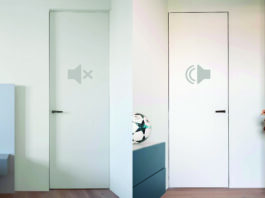 Line battente filomuro in versione acustica