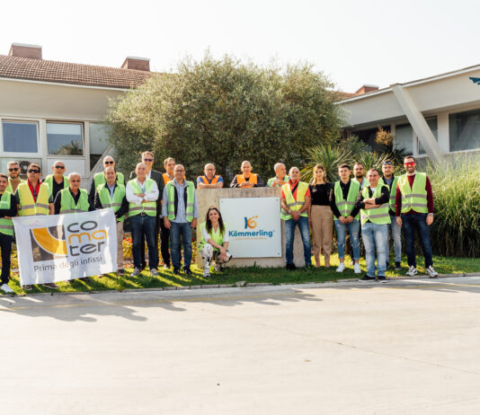 Kömmerling incontra a Bosaro il distributore Comater e i suoi clienti
