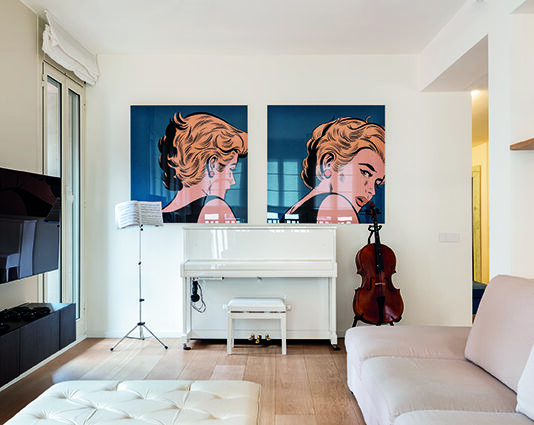 Reeloking di un duplex milanese (anche) attraverso le porte