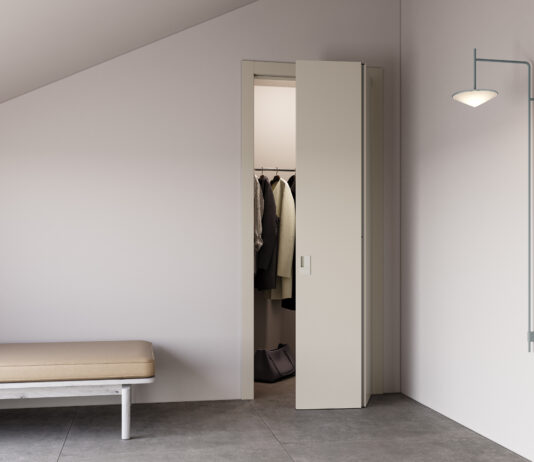 Idea2: la soluzione salaspazio con porte pieghevoli