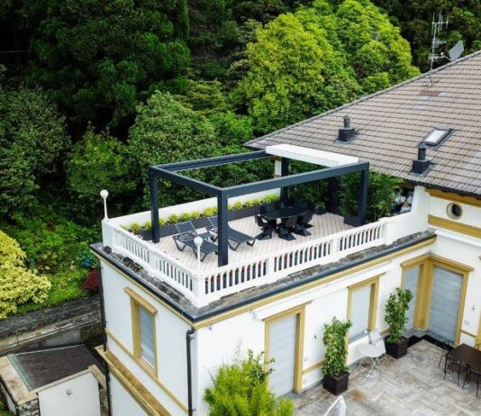 Villa Barberis a Baveno e il suo nuovo spazio open air