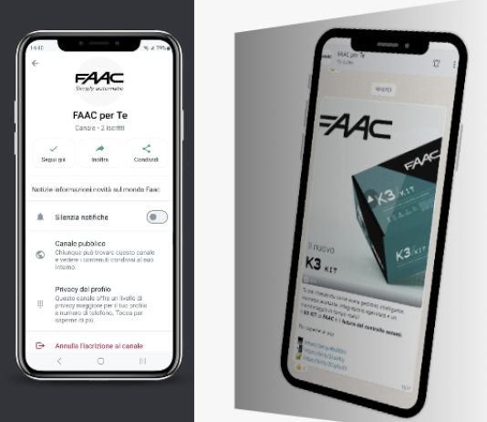 Anche grazie a WhatsApp, FAAC mira a creare una community online
