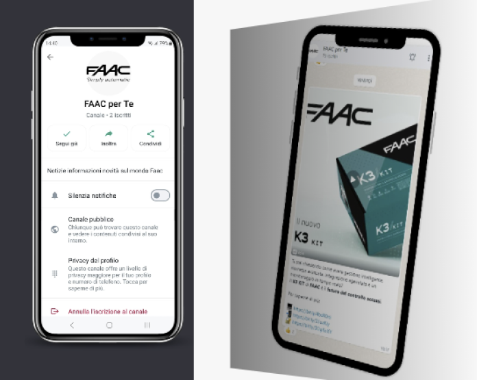Anche grazie a WhatsApp, FAAC mira a creare una community online
