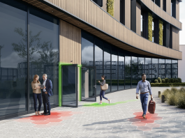 dormakaba presenta MotionIQ, nuovo sistema per porte automatiche intelligenti
