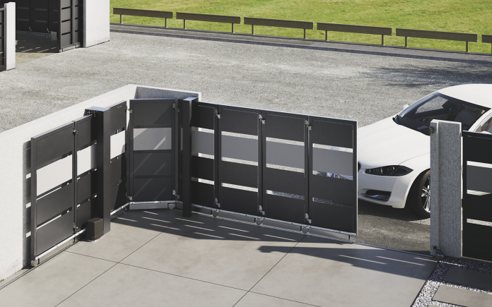 RADIUS INVERSO: NUOVI kit per cancelli scorrevoli sezionali