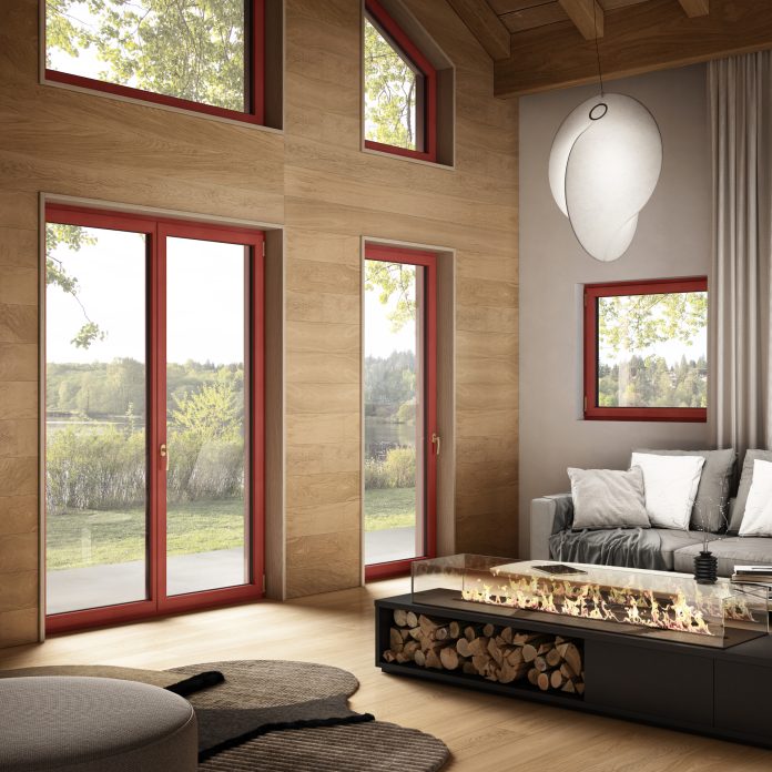 PVC-SISTEMA 70EVO - PORTA FINESTRA AMBIENTATA - definitiva