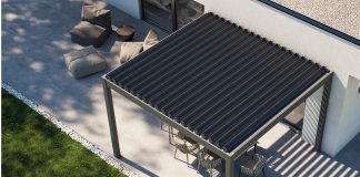 Pergoexe: la pergola bioclimatica autoportante in alluminio