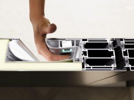 Porte in alluminio AD UP con sensore FingerPrint Maniglia Gen2