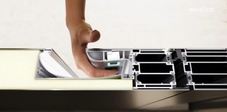 Porte in alluminio AD UP con sensore FingerPrint Maniglia Gen2