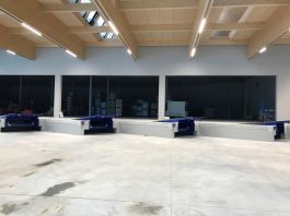La nuova sede di Graus Boandes con portoni sezionali e pedane di carico