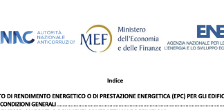 Operativo “Contratto tipo” EPC per edifici Pubblici. Coinvolti involucro e impianti